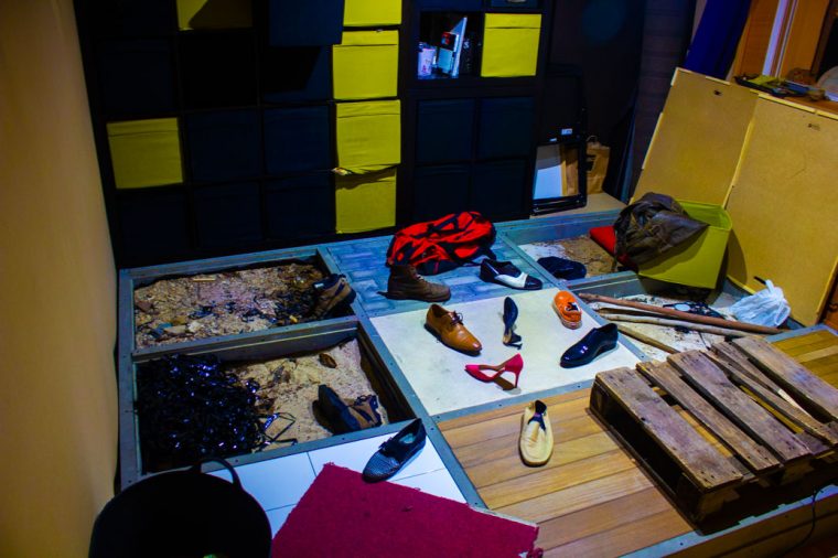 Foley stage session