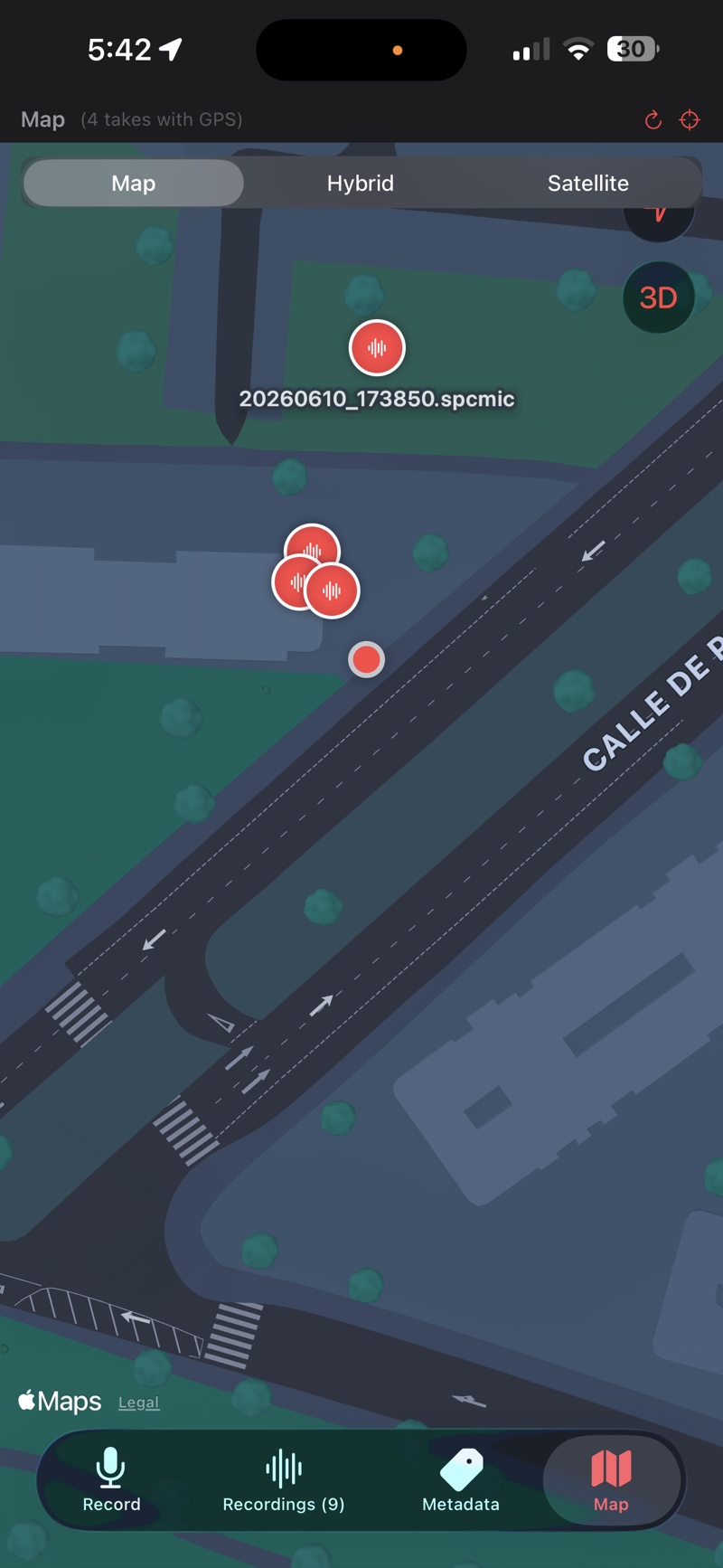 GPS map