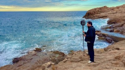Recording on the Costa Brava — field recording