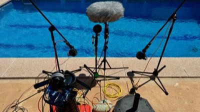 Underwater multi-mic rig — field recording